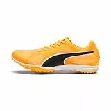 PUMA Evospeed Haraka 8 Unisex Track and Field Shoe, Sun Stream Black White, 47 EU