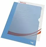 Esselte Sichthüllen-Set Standard Plus, 100 Stück, A4 Format, Blau mit matter Oberfläche, 0,115 mm PP-Folie, 54837