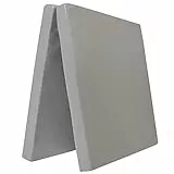 Grevinga Klappbare Turnmatte RG 35 – 200 x 100 x 8 cm - GRAU - Made in Germany - Faltbare Gymnastikmatte für Fitness, Sport und Gymnastik, Rutschfest und Platzsparend, Weichbodenmatte
