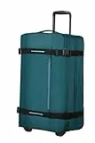 American Tourister Urban Track - Reisetasche mit 2 Rollen, 68 cm, Leichte Duffle M mit 2 Fächer und TSA-Schloss, 84 L, Perfekt für Lange Reisen - Blau (Totally Teal)