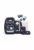ergobag Maxi Set 6-teilig, ergonomischer Schulrucksack, Schulranzen, Vorgänger-Kollektion, Grundschule, ideal für große Kinder ab der 1. Klasse