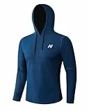 MEETWEE Herren Tank Top, Sportshirt mit Kapuze Ärmelloses/Langarm Muskelshirts Fitness Sleeveless Shirt Atmungsaktiv Laufshirt Achselshirts Hoodie für Gym Running Training