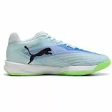 Puma Unisex Accelerate Turbo 5 Hallenschuh, Aqua Glow Black-Green Glare, Größe 42