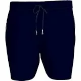 Tommy Hilfiger Herren Badeshorts Medium Drawstring Tape mit Tunnelzug, Blau (Desert Sky), XL