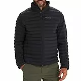 Marmot Herren Echo Featherless Jacket, Ultra-leichte isolierte Winterjacke, warme Outdoorjacke, wasserabweisende Steppjacke, winddichte Funktionsjacke, klein packbar, Black, S