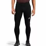 Odlo Laufhose Herren Lang Essential Warm I Sporthose Winter I Lauftights Lange Laufhose I Herren