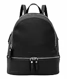 LIEBESKIND Berlin Rucksack „Alita“ I Hochwertiger Backpack aus weichem Rindsleder mit Reißverschlussfächern und verstellbarem Schulterriemen I Damen-Rucksack