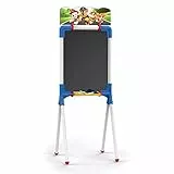 Chicos - Paw-Patrol-Tafel für Kinder | 2-in-1-Maltafel für Kinder | Inklusive Kreide, Radiergummi und mehr als 12 Zubehörteilen | Maße: 37 x 32,5 x 98 cm | Ab 3 Jahren (53023)