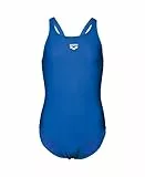 Arena Dynamo Junior R Badeanzug, Einteiliger Badeanzug für Mädchen, Chlor- und Salzwasserbeständiges Arena Maxfit Eco-Gewebe, Sport-Badeanzug mit 50+ UPF UV-Schutz