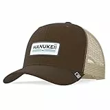 Hanukeii Unisex Barefoot Baseballkappe, braun, One Size