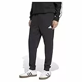 adidas Herren Essentials FEELCOZY French Terry Pant, Black/White, M