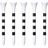 Zivisk Golf Tees Holz - 100 Stück 70mm Bambus Tees (Weiß)