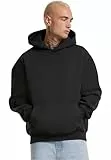 Build Your Brand Kapuzenpullover Ultra Heavy Oversized Hoody Black L