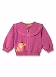Sanetta Pure Mädchen-Sweatjacke pink Hund | Hochwertige und praktische Sweatjacke aus Bio-Baumwolle für Mädchen. Kinder Bekleidung
