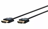 Clicktronic Super Slim High Speed 2.0 Kabel mit Ethernet - Ultra schlankes und dünnes HDMI Kabel flexibel - ARC HDMI Kabel - 4K / Full HD 60Hz, 3m