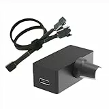 OVNSHVN PWM-Geschwindigkeitsregler 4Pin PWM-Lüftersteuerung PWM-Steuerung USB-Type-C-Netzteil DIY-Wasserkühlungs-Kühlungsoption, Einfach zu Verwenden B