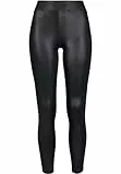Urban Classics Ladies Imitation Leather Leggings Black M