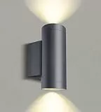 EBION Aussenlampe Wand, AußEnlampe, Wandleuchte Gu10,IP65 Wasserdicht Up And Down Leuchten Aussen, Aluminium Wandlampe Aussen, Outdoor Lampe Ausenbeleutung Hauswand Anthrazit (Ohne Leuchtmittel)