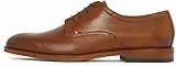 Tommy Hilfiger Herren Derby Schuhe Thunit Leather Runde Spitze, Braun (Winter Cognac), 42