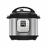 Instant Pot Duo 30 Elektro-Multikocher 3L - Schnellkochtopf, Schongarer, Reiskocher, Sautierpfanne, Joghurtbereiter, Dampfgarer und Speisewärmer, aus Edelstahl, Silver