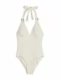 Marc O'Polo Damen Badeanzug Firecracker Floral whitecotton - Größe L