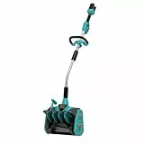 Mellif Akku Schneefräse für Makita Akku 18V, elektrische Schneefräse, 900W kabellos Schneebürste bis 20cm Räumhöhe, 8m Wurfweite, 33.5cm Arbeitsbreite, 30° Einstellbar (Akku Nicht Enthalten)
