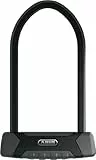 ABUS Bügelschloss Granit XPlus 540 - Motorradschloss mit XPlus Zylinder - ABUS-Sicherheitslevel 15 - Schwarz/Grau - 230 mm Bügelhöhe