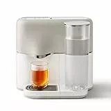 Avoury One Teemaschine – Premium Kapsel-Teebereiter mit innovativer Brühkammer, automatischer Temperaturregelung, für perfekten Teegenuss, modernes Design (Silver White, ohne Bundle)