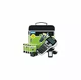 DYMO LabelManager 420P Beschriftungsgerät im Koffer | Tragbares Etikettiergerät mit ABC Tastatur | mit extra Rollen D1-Beschriftungsband | für D1 Etiketten in 6, 9, 12, 19 mm Breite