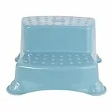 keeeper Zweistufiger Tritthocker, Ab ca. 3 bis ca. 14 Jahre, Anti-Rutsch-Funktion, 40 x 37 x 21 cm, Igor Pure, Blau (Nordic Blue)