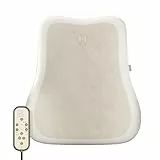 Homedics Bridge Vibroakustisches Massagekissen - Rückenmassagegerät für den Stuhl, 5 Audiotracks & Bluetooth-Streaming, Niederfrequente Schallwellen zur Beruhigung von Körper und Geist