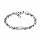 Armani Exchange Herren-Gliederarmband Edelstahl, AXG0123040