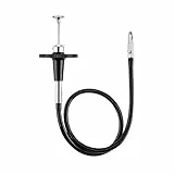 JJC TCR-40BK Hochwertige Mechanische Sperren Kamera Fernauslöser Kabel mit Bulk Lock für Kamera Akzeptiert Standard Mechanische Kabel Release (Länge: 40 cm/39,9 cm)