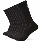 FM London 8er-Pack gepolsterte Unisex-Sportsocken - Comfort Fit Damen und Herren Sportsocken mit verstärkter Ferse und Zehen