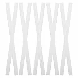 FENICAL Universalscheide für Brotmesser 10 Stück aus Weißem Pvc mit Breiter Kompatibilität und Klingenschutz für Sichere Aufbewahrung in Küche