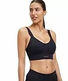 FALKE Damen Sport-BH Training Perform Better Maximum Support W Sb Funktionsmaterial für hohen Aktivitätslevel 1 Stück, Schwarz Black 3000, S
