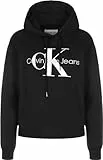 Calvin Klein Jeans Damen CORE MONOLOGO HOODIE, Ck Black, XL