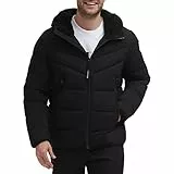 Calvin Klein Herren Men's Hooded Stretch Jacket Jacke, Ebenholz, Large