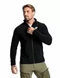 RevolutionRace Hiker Full-Zip Fleece für Herren, leichter Fleecepullover, perfekte Fleecejacke für Wanderungen und Outdoor-Abenteuer, Black, L