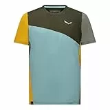 Salewa PUEZ Sporty Dry M T-Shirt, XL, Dark Olive/Multi