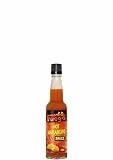 Fuego - Hot Habanero Sauce , Würzsauce für eine scharfe Note in Saucen, Dips und an Fleischgerichten , Vegan, ohne Geschmacksverstärker , 1 x 100 ml