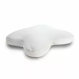 TEMPUR Ombracio Schlafkissen, ergonomisches Bauchschläferkissen in Schmetterlingsform, Liegefühl mittelfest, 60 x 50 x 10 cm, Weiß