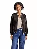 Street One Satin Blouson deep roast brown 44