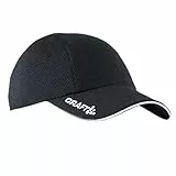 Craft Propsosed Value Schildkappe, Running Cap, Leicht und Atmungsaktiv, Quick-Dry Sportkappe, Verstellbarer Verschluss, Integriertes Schweißband, Cap aus Mesh-Stoff, One-Size, Unisex