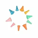 Veemoon 20 Stück Teiliges Set Rutschfester Stricknadel-schutzkappen aus Gummi Buntes Kit mit Großen und Kleinen Nadeln Praktisches Zubehör für Strickwerkzeuge für Anfänger