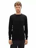 TOM TAILOR Herren Basic Strickpullover mit Crewneck