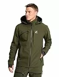 RevolutionRace Hiball Softshell Jacket für Herren, Outdoor Jacke für Wandern, Forest Night, S