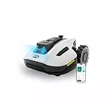 MAMMOTION YUKA Mini 500 Mähroboter ohne Begrenzungskabel, NetRTK+Vision, Keine RTK-Antenne erforderlich, Auto-Kartierung, Empf. 500m²,mit 4G-Modul, 50% Steigung