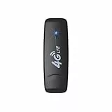 HOSAYA 4G LTE USB-WLAN-Modem, tragbarer 4G-Router mit SIM-Kartensteckplatz, Hochgeschwindigkeits-tragbarer Reise-Hotspot-Mini-Router, entsperrter 4G-Dongle, Schwarz, 88 mm x 28 mm x 9 mm