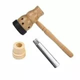 FOMIYES Moxibustion Box Holz Set, Tragbarer Moxa Stick Brenner in Flaschenkürbis-Form, Akupunktur Massage Tool für Rücken Bauch Taille, Inklusive Löscher & Halter